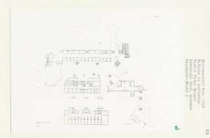 Rathaus, Amsterdam-Groot Waterloo (Diplomarbeit bei Bernhard Hermkes): Grundriss Erdgeschoss 1:200