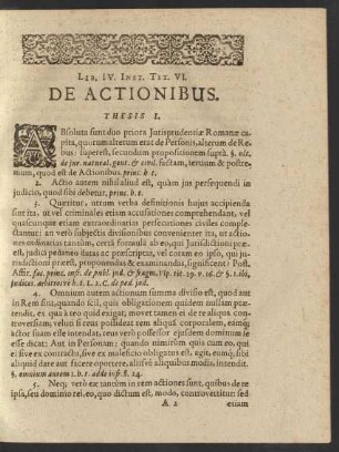 Lib. IV. Inst. Tit. VI. De Actionibus.
