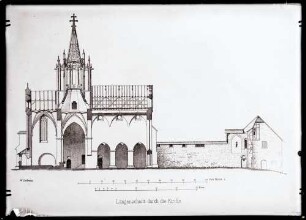 Klosterkirche; Längenschnitt