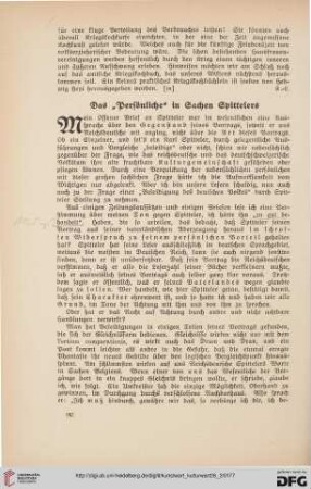 28: Das " Persönliche" in Sachen Spittelers