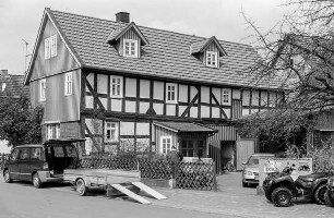 Wohnhaus (Einhaus, Fachwerk); Rosenthal, Hauptstraße 18