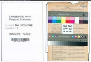 Entnazifizierung Theodor Brouwers , geb. 09.12.1889 (Kraftfahrer)