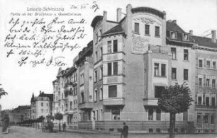 Leipzig-Schleussig: Partie an der Brockhaus- u. Quandtstrasse