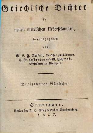 Werke, 3. Iphigenia in Tauri