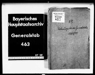 Rechnungsakten des Generalstabes
