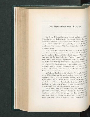 Die Mysterien von Eleusis