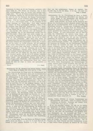 533-534 [Rezension] Rosenmann, Moses, Studien zum Buche Tobit