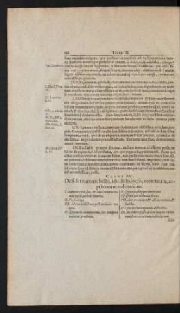 Caput XXI. De fide manente bello, ubi de induciis, commeatu, caprivorum redemtione.