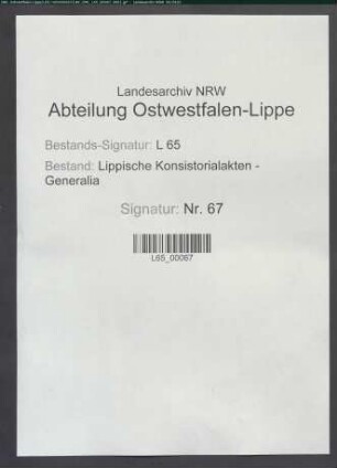 Trauerfälle und Trauergeläut: Trauergeläut für die Linien Lippe-Biesterfeld und Lippe-Weißenfeld