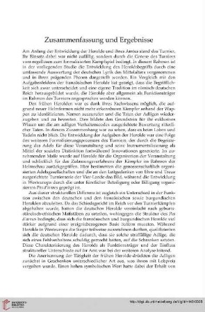 Zusammenfassung und Ergebnisse