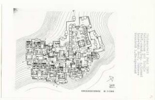 Waisenhaus und Schule (Diplomarbeit bei Kurt Dübbers): Grundriss 1. Obergeschoss 1:200