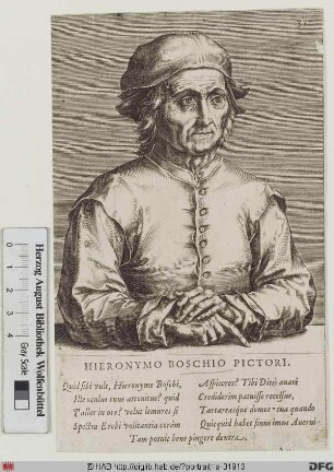 Bildnis Hieronymus Bosch (eig. van Aeken)