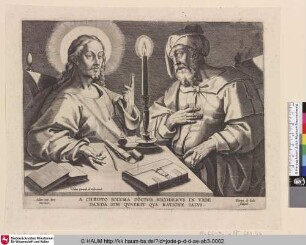 [Jesus und Nikodemus; Jesus with Nicodemus]