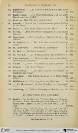 Kostümwerke und Ähnliches (Nr. 156-161)