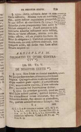 Articvlvs III. Obligatio Ex Qvasi Contractv.