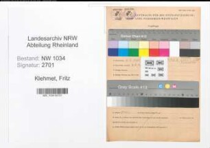 Entnazifizierung Fritz Klehmet , geb. 02.04.1870 (Generaloberarzt)