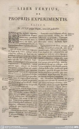 LIBER TERTIUS, DE PROPRIIS EXPERIMENTIS.