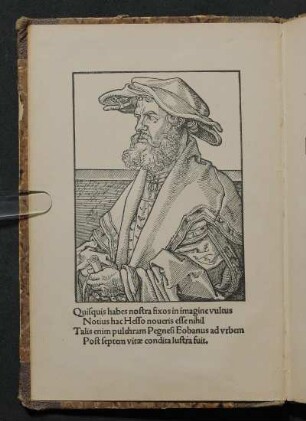 [Holzschnittporträt des Helius Eobanus Hessus]