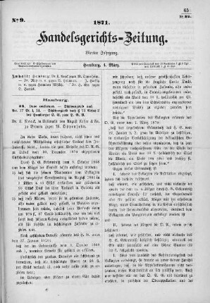 No. 9. 4. März 1871