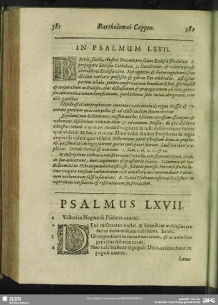 In Psalmum LXVII.[i.e. LXVI.] Psalmus LXVII. [i.e. LXVI.]