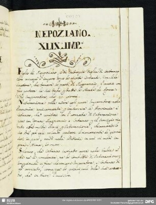 Nepoziano. XLIX.o Imp.e
