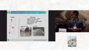 Route Planning for Blind Pedestrians using OpenStreetMap