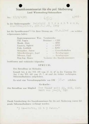 Kirschbaum, Reinhold