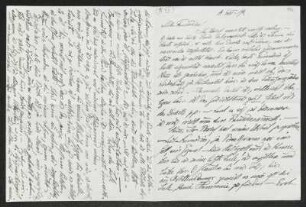 Brief von Fritz von Unruh an Margarete Hauptmann