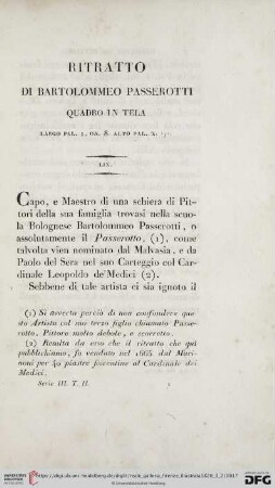 Ritratto di Bartolommeo Passerotti
