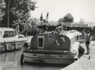 An der Schleuse bei Portiragnes, Canal de Midi