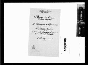 Jubiläumsstiftung zum Andenken an das Regierungsjubiläum König Wilhelms I. (1841-1852)
