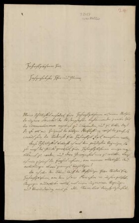 Brief von Johann David Michaelis an Johann Friedrich von Uffenbach, Göttingen, 25.5.1753