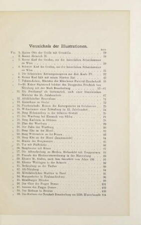Verzeichnis der Illustrationen