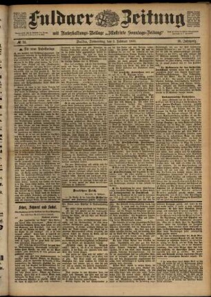 Ausgabe vom Donnerstag, den 09. Februar 1899.