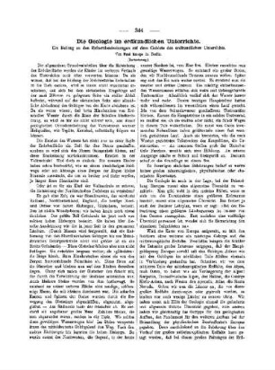 Die Geologie im erdkundlichen Unterrichte : ein Beitrag zu den Reformbestrebungen auf dem Gebiete des erdkundlichen Unterrichts ; (Fortsetzung)