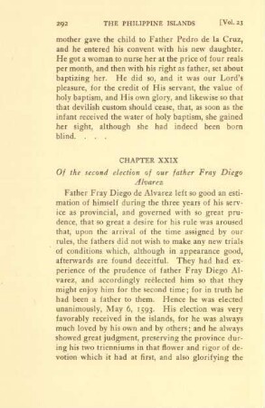 Chapter XXIX. Of the second election of our father Fray Diego Alvarez