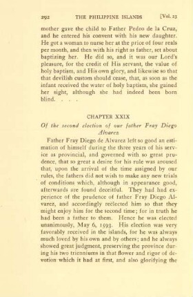 Chapter XXIX. Of the second election of our father Fray Diego Alvarez