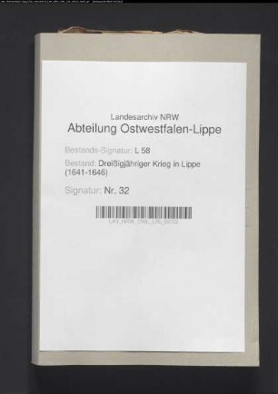 Belastungen durch die Lemgoer Garnision