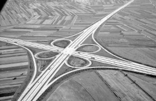 Walldorf: Autobahnkreuz Walldorf