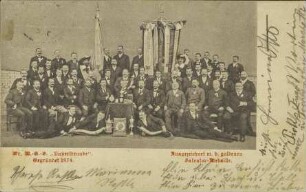 Wr. M.-G.-V. "Liederfreunde". Gegründet 1874.