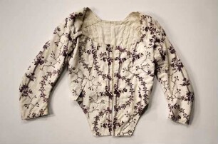 Oberteil des Manteaus einer Robe à l'Anglaise