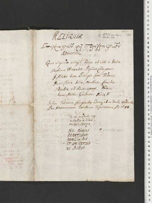 Inschrift auf 15r