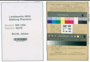 Entnazifizierung Johann Burnik , geb. 15.05.1888 (Postarbeiterin)