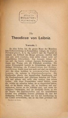 Theodicee