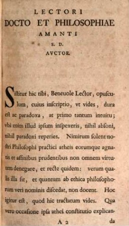 Commentatio philosophica de forma et virtute athei eiusque agnatorum et affinium