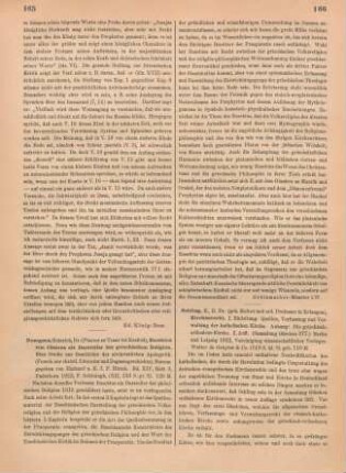 165-166 [Rezension] Doergens, Heinrich, Eusebius von Cäsarea als Darsteller der griechischen Religion