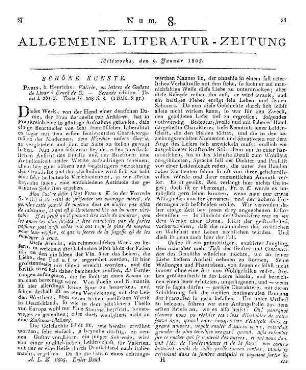 Cramer, C. G.: Rasereyen der Liebe. Bdchen. 1-2. Arnstadt, Rudolstadt: Langbein & Klüger 1802