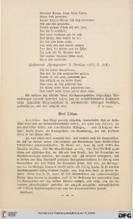 Drei Lilien
