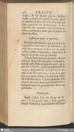 Suffumige pour la poitrine