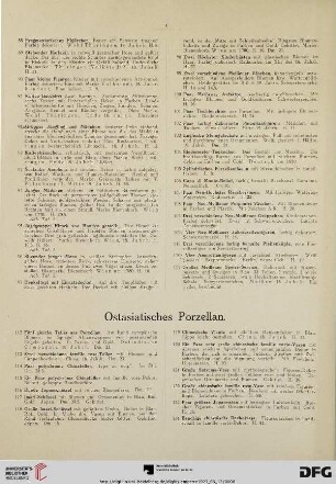 Ostasiatisches Porzellan (Nr. 112-144)